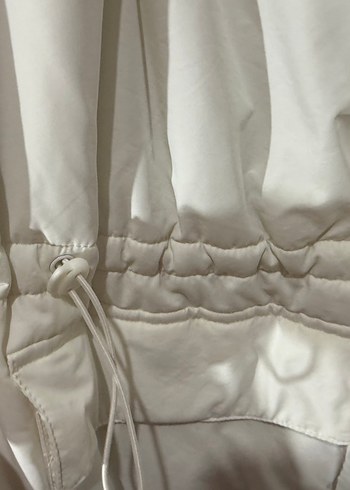 Beyaz Kürklü Kadın Kışlık Mont - Görsel 6