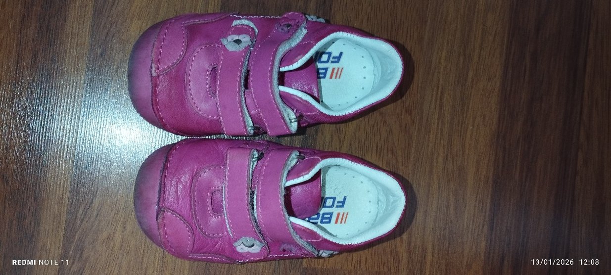 Kız Bebek Pembe Cırt Cırtlı İlk Adım Ayakkabısı. 20-21 no - Görsel 3