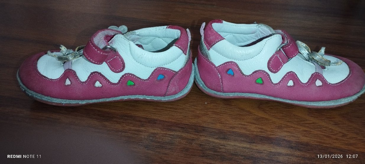 Kız Bebek Pembe Cırt Cırtlı İlk Adım Ayakkabısı. 20-21 no - Görsel 4