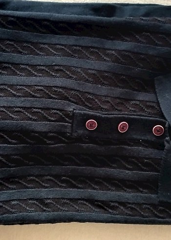 Düğmeli Erkek Triko L beden  Kazak - Görsel 5