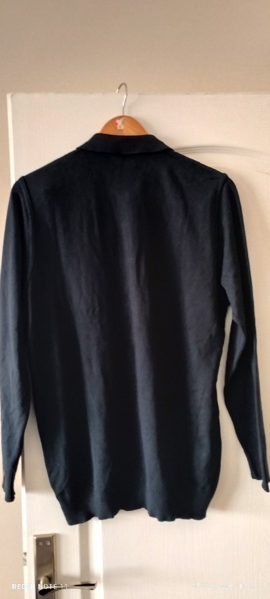 Düğmeli Erkek Triko L beden  Kazak - Görsel 2