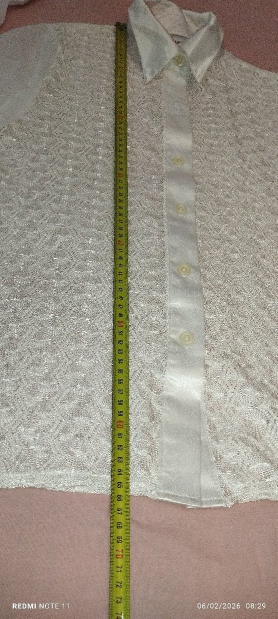 Dantelli 38 beden abiye gömlek. - Görsel 5