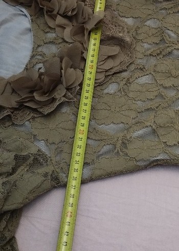 Bej Bohem Uzun Kollu XS  beden elbise. - Görsel 5