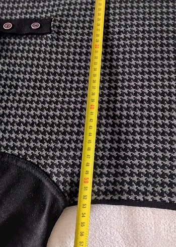 Gri Düğmeli Erkek Triko L beden  Kazak - Görsel 7