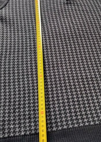 Gri Düğmeli Erkek Triko L beden  Kazak - Görsel 4