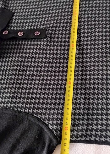 Gri Düğmeli Erkek Triko L beden  Kazak - Görsel 6