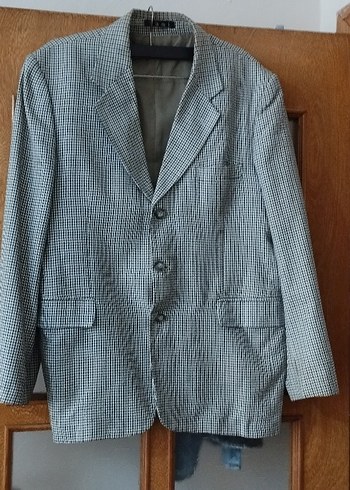 Gri Erkek regular 52/4 drop ceket - Görsel 2