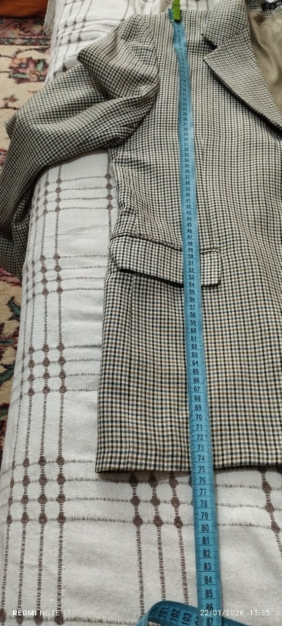 Gri Erkek regular 52/4 drop ceket - Görsel 5