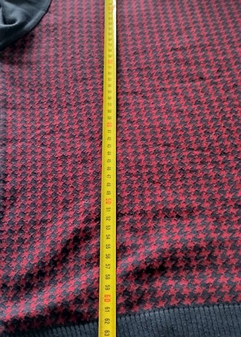 Lacivert ve Bordo  Erkek Triko Bisiklet Yaka L beden Kazak - Görsel 3