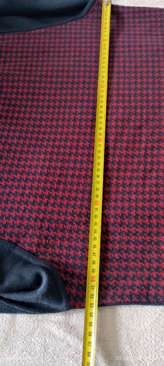 Lacivert ve Bordo  Erkek Triko Bisiklet Yaka L beden Kazak - Görsel 4