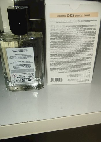 Loris Frequence K-222 50 ml tester hediyeli  parfüm - Görsel 3