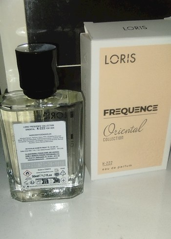 Loris Frequence K-222 50 ml tester hediyeli  parfüm - Görsel 2