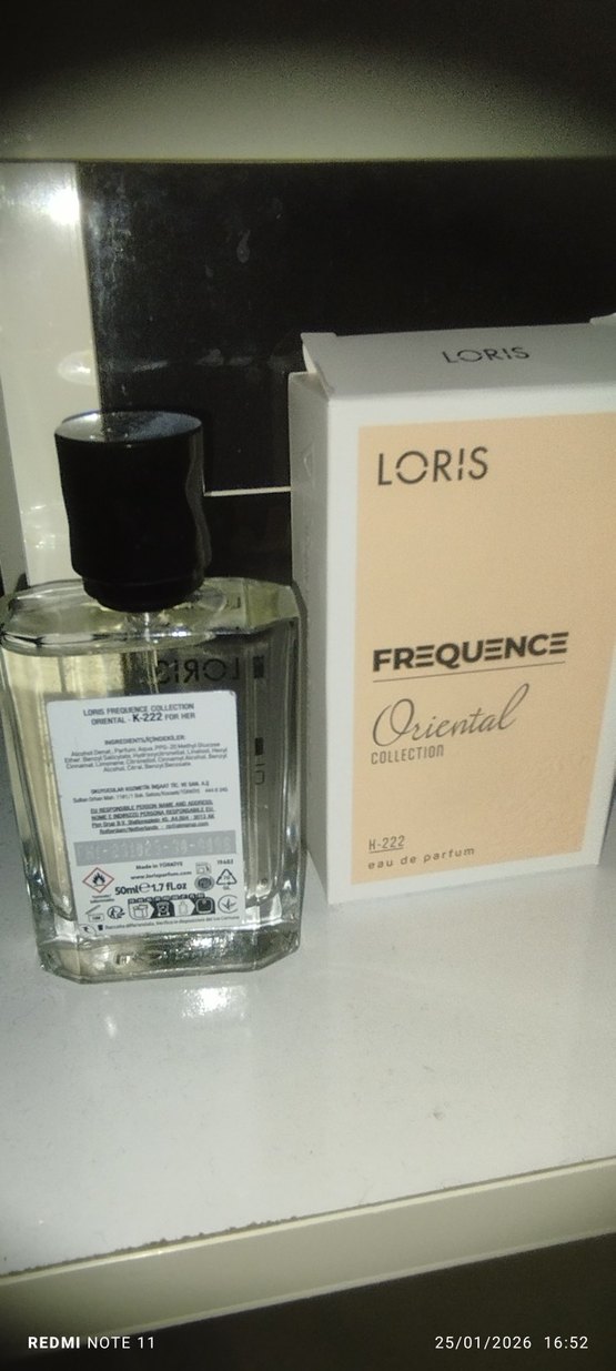Loris Frequence K-222 50 ml tester hediyeli  parfüm - Görsel 2