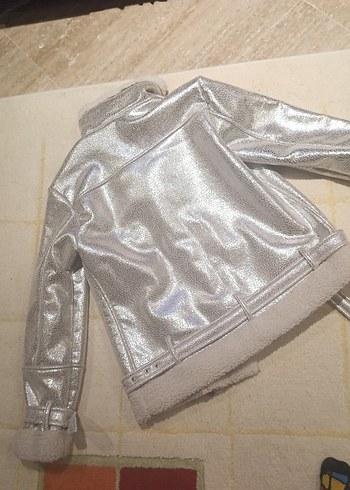 Metalik Kemerli Kadın Ceket - Görsel 10