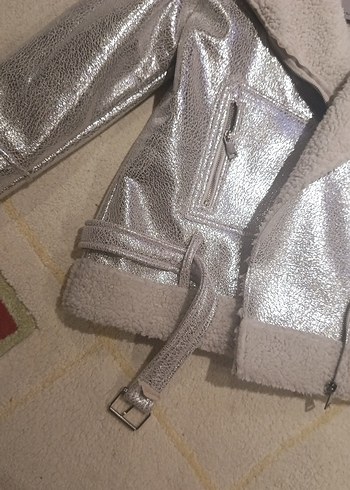 Metalik Kemerli Kadın Ceket - Görsel 5