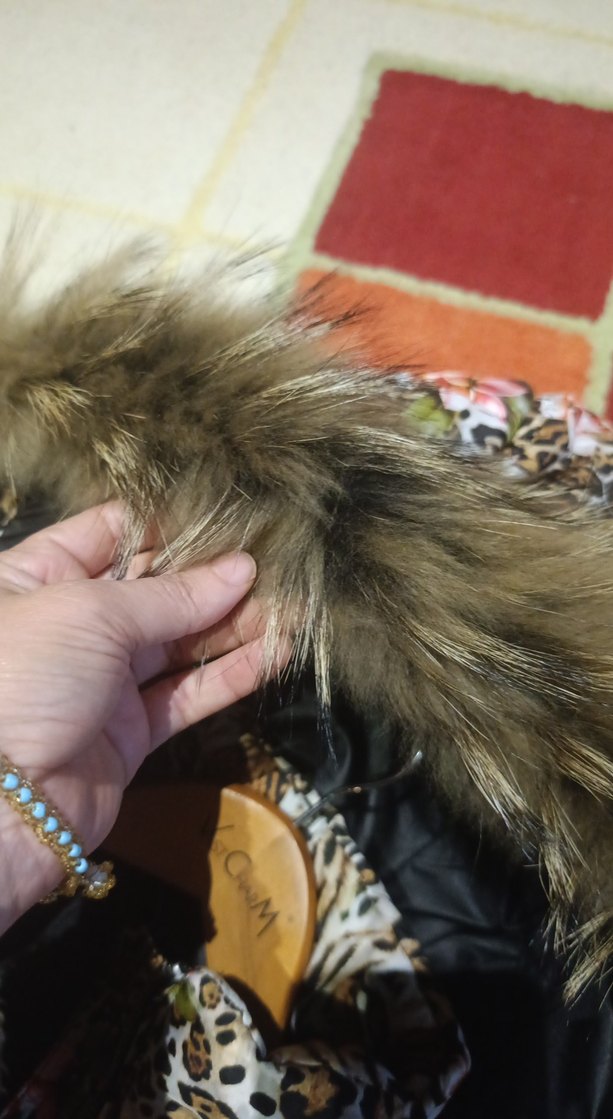 Kürk Detaylı Kadın Leopar Desenli Kısa Yelek - Görsel 5