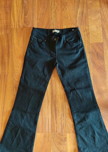 m Beden Kadın Lacivert Midi Denim Kot Pantolon