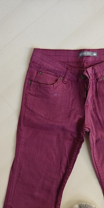 s Beden bordo Renk Likralı pantolon