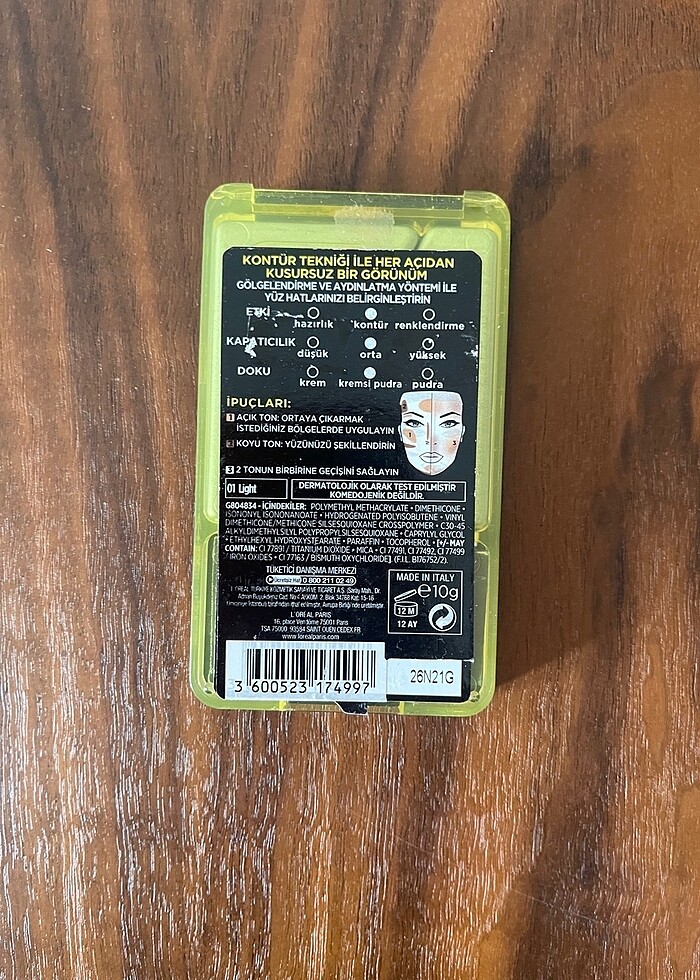 Loreal kontur paleti - Görsel 3