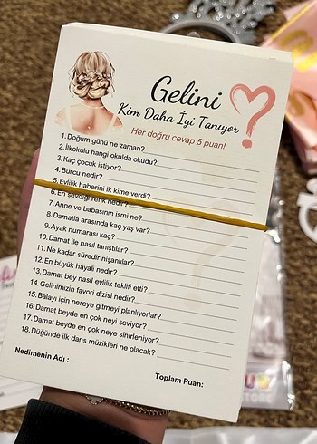Zara Bride to Be Gelin Aksesuar Seti
