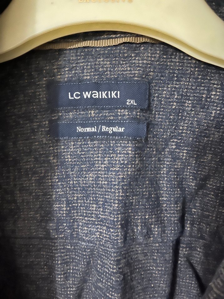 Gri Denim Uzun Kollu Erkek Gömlek - Görsel 4