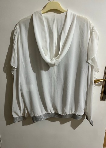 Nakışlı, Drapeli, Mini Bohem Bluz - Görsel 4