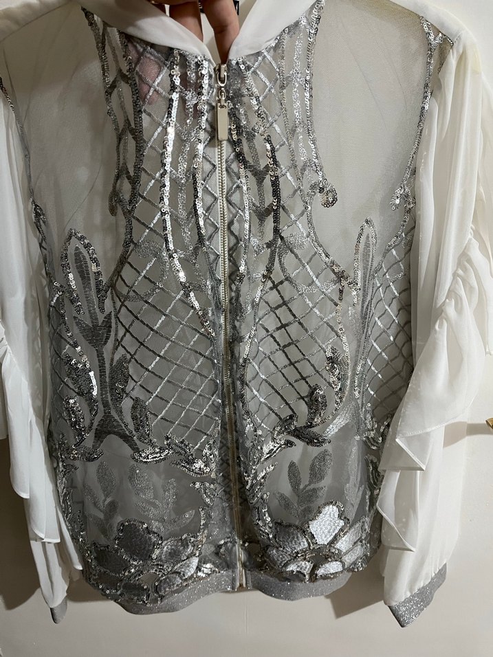 Nakışlı, Drapeli, Mini Bohem Bluz - Görsel 5