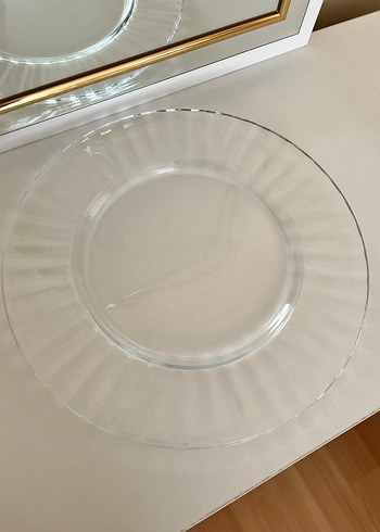 Modern Klasik Şeffaf Tabak - Görsel 2