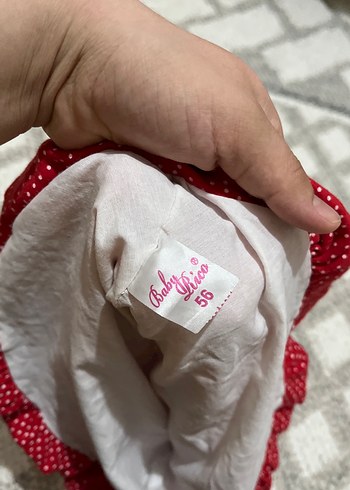 Kız Çocuk Kırmızı Nakışlı Kolsuz Elbise - Görsel 4