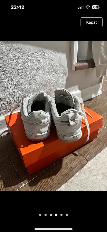 36,5 Beden beyaz Renk nike ayakkabı