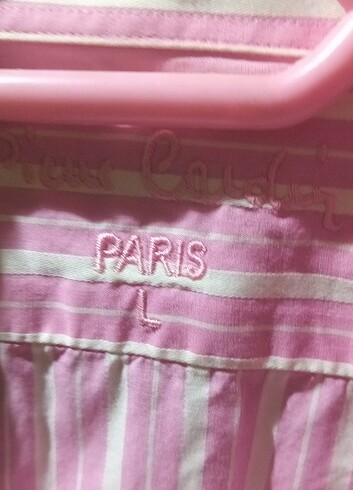 Paris Marka Pembe Çizgili Uniceslx Gömlek