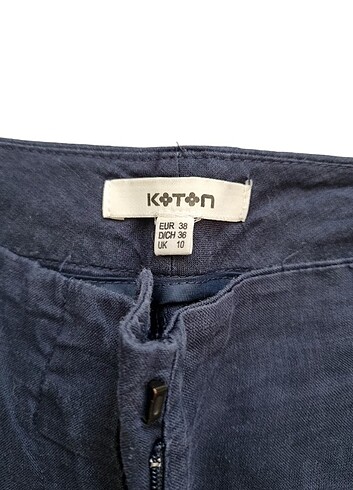 m Beden Koton yazlık keten pantolon