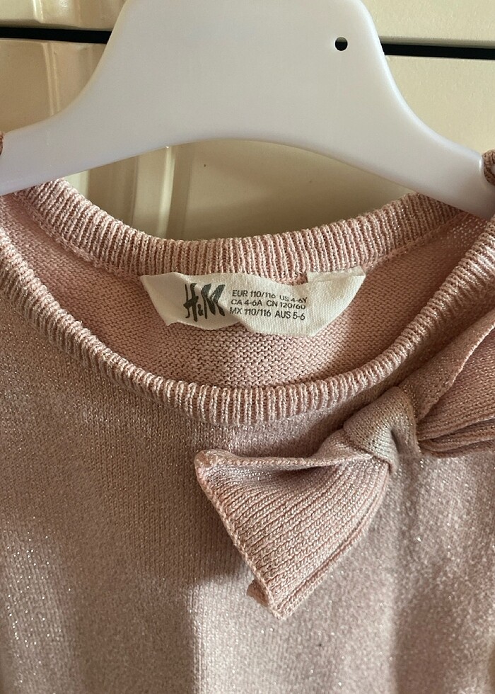 Kız çocuk triko elbise - Görsel 3