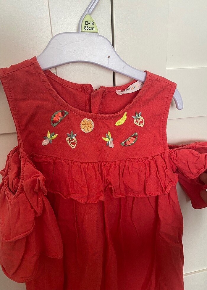 Fırfırlı elbise - Görsel 4