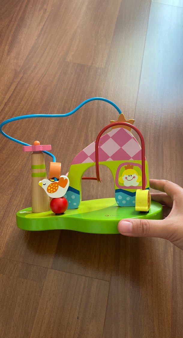 Renkli Ahşap Eğitici Oyuncak - Görsel 2