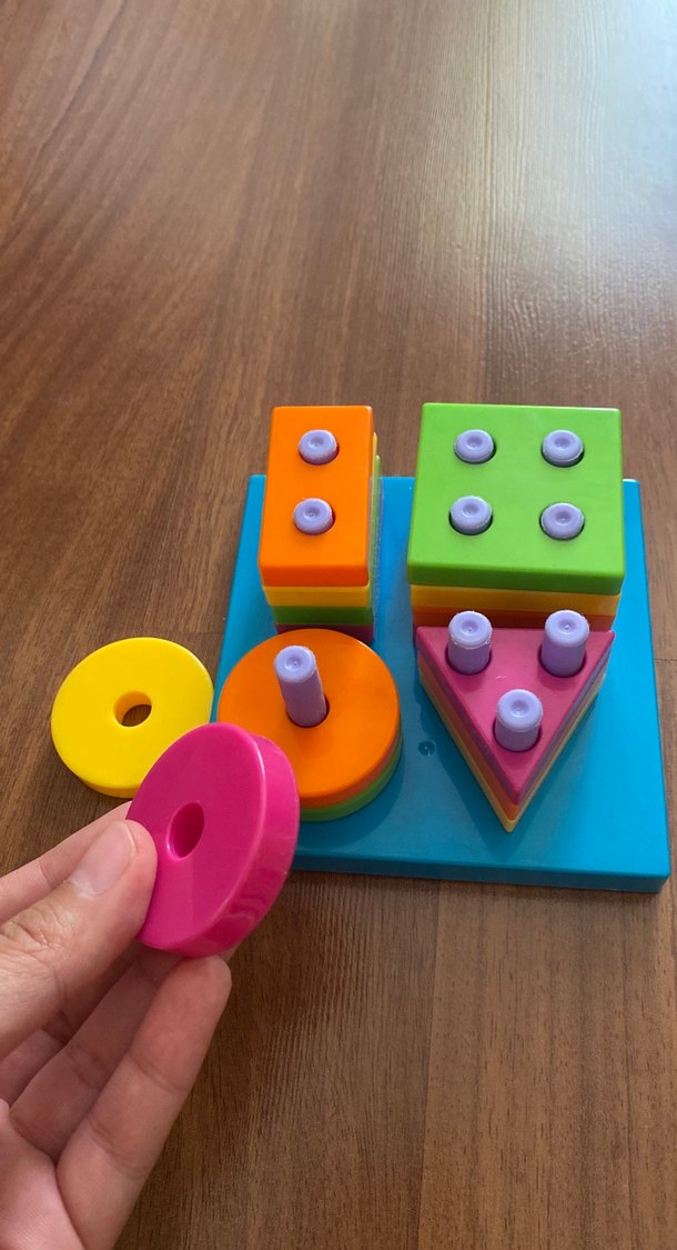 Renkli  Eğitici Blok Oyuncak - Görsel 4