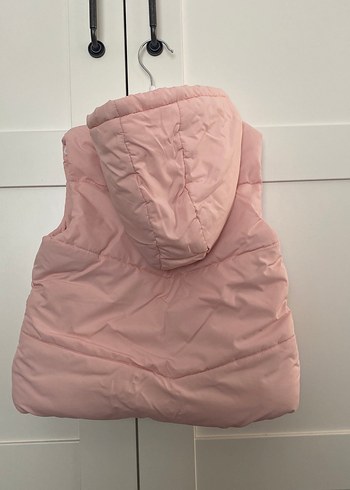 Kız Çocuk Kapüşonlu Şişme Yelek - Görsel 2