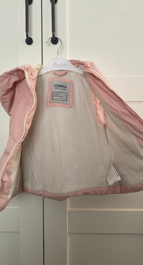 Kız Çocuk Kapüşonlu Şişme Yelek - Görsel 3