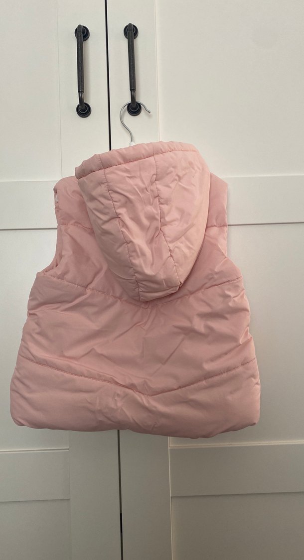 Kız Çocuk Kapüşonlu Şişme Yelek - Görsel 2