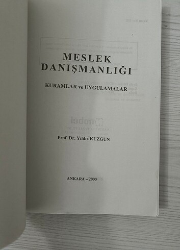  Meslek Danışmanlığı Kuramlar ve Uygulamalar 
