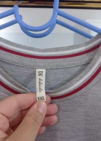 Uzun Kollu Gri Midi Tunik - Görsel 3