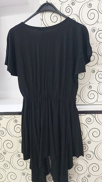 l Beden siyah Renk Kadın Tunik 