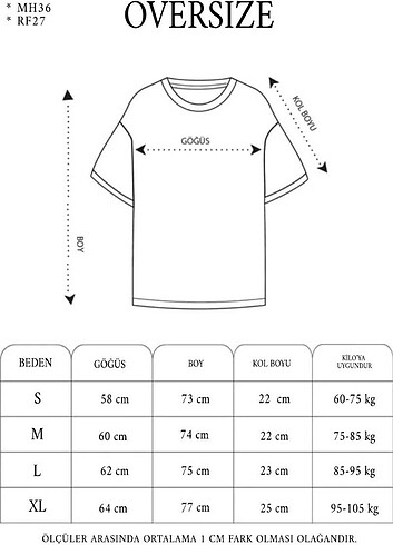 xl Beden Milk Baskılı Oversize T-shirt