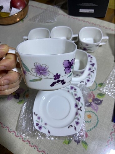 Karaca çay takımı / sütlü kahve takımı