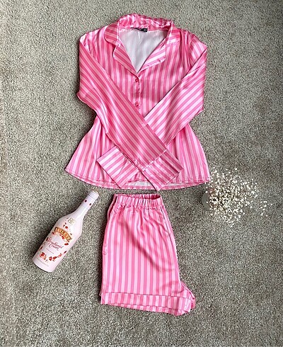 Saten pijama takımı