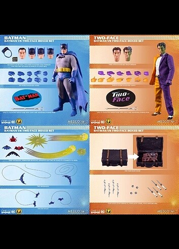 Mezco Batman vs two face 2 pack
