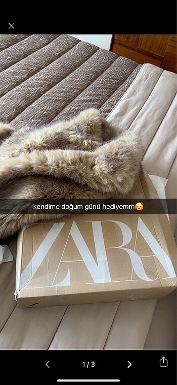 s Beden zara kürk yelek