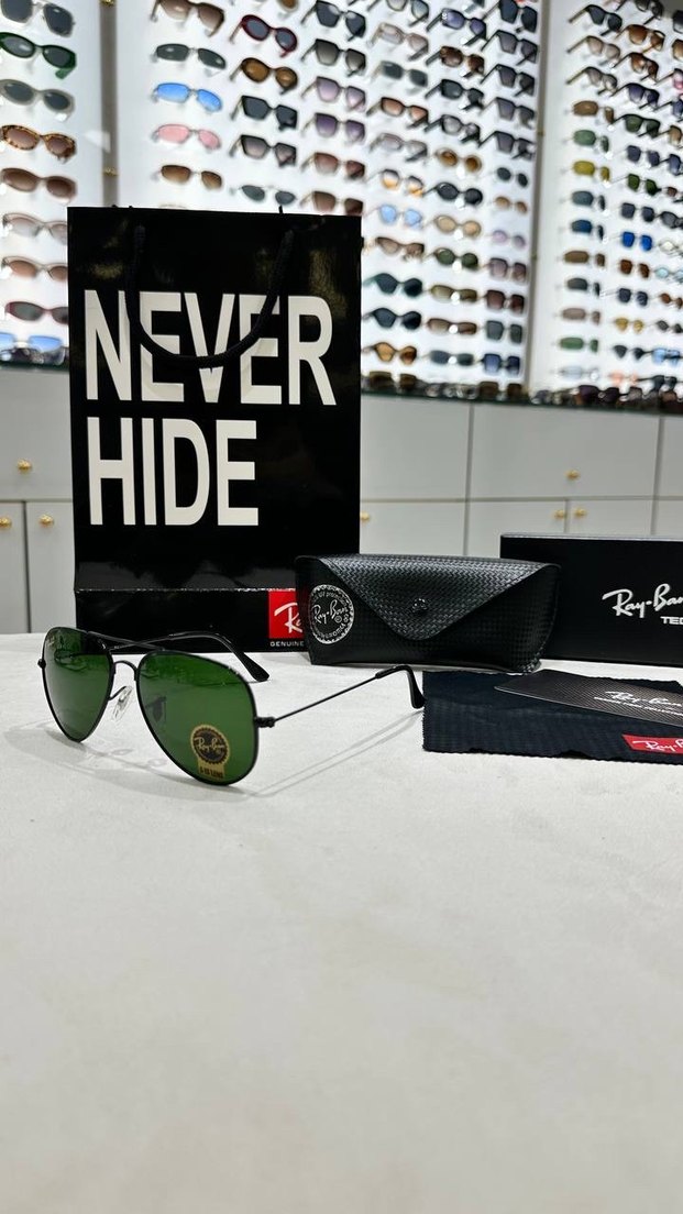 Ray-Ban Yeşil Camlı unisex  Güneş Gözlüğü - Görsel 2
