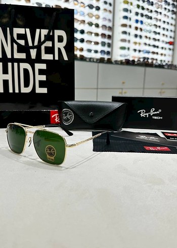 Ray-Ban Yeşil Camlı unisex  Güneş Gözlüğü - Görsel 2