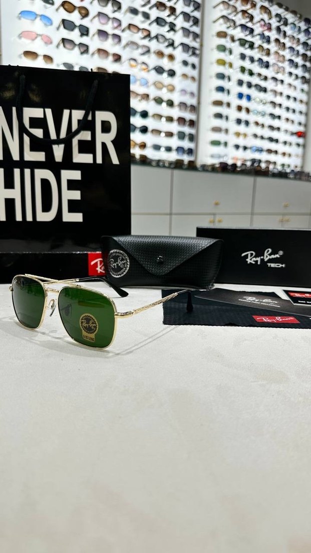 Ray-Ban Yeşil Camlı unisex  Güneş Gözlüğü - Görsel 2
